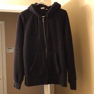 ROXY hooded zip up jacket **size LARGE**